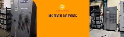 UPS Rental for Events